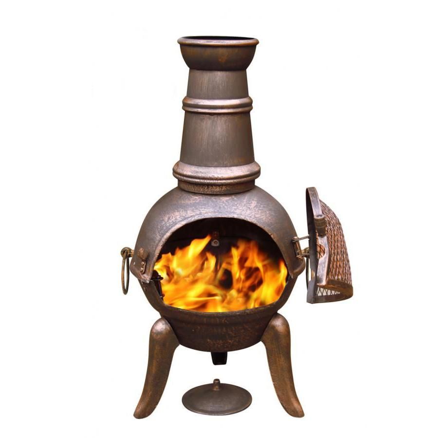 Chimenea in an Antique Bronze Finish