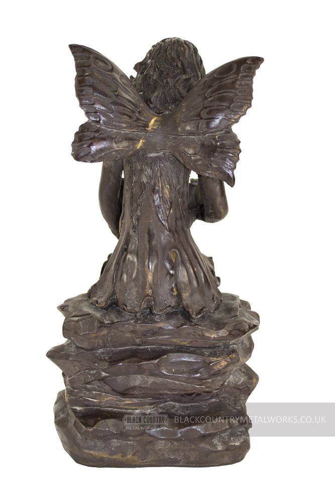 Antique Bronze Woodland Fairy Sculpture