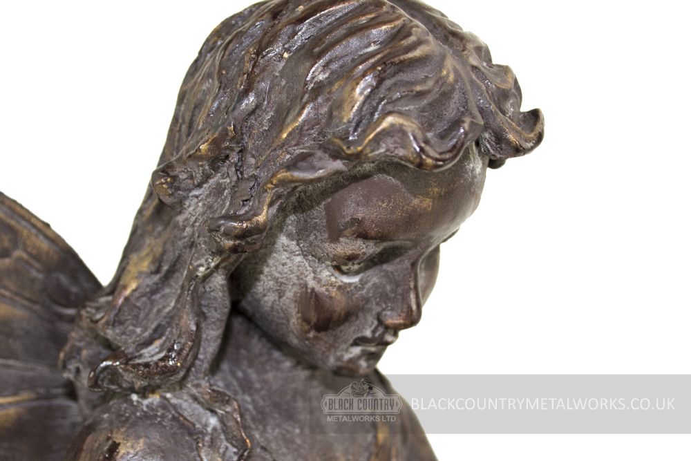 Antique Bronze Woodland Fairy Sculpture