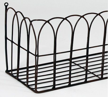 Pansy Potter, Arch effect, Wrought iron Wall mounted Planter