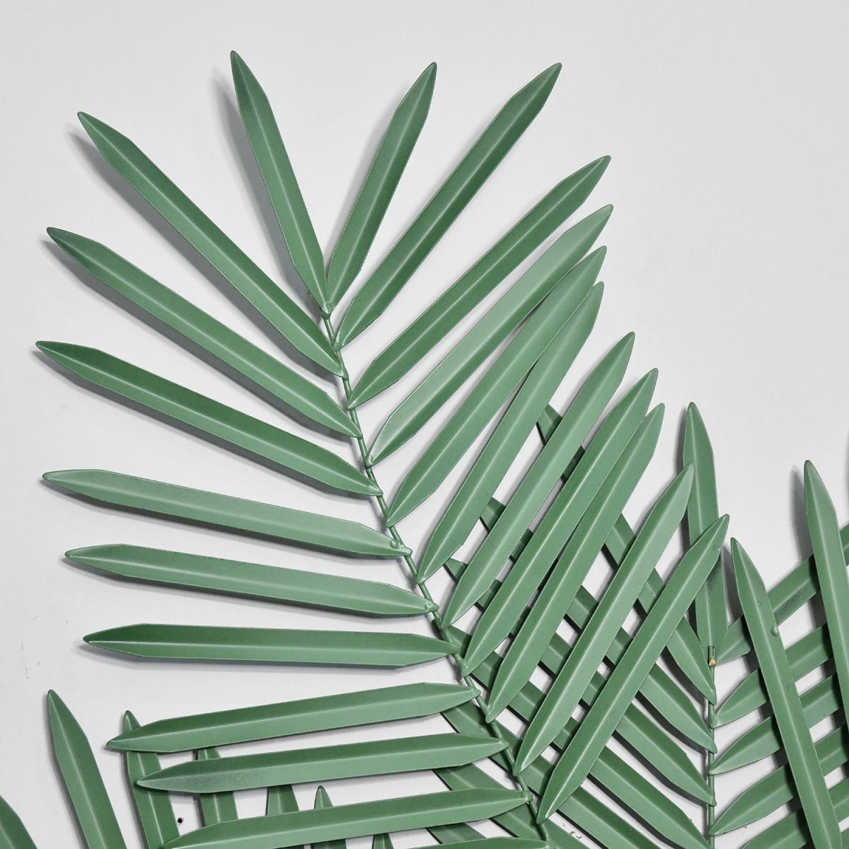 Close-up of the Green Finish on the Wall Art
