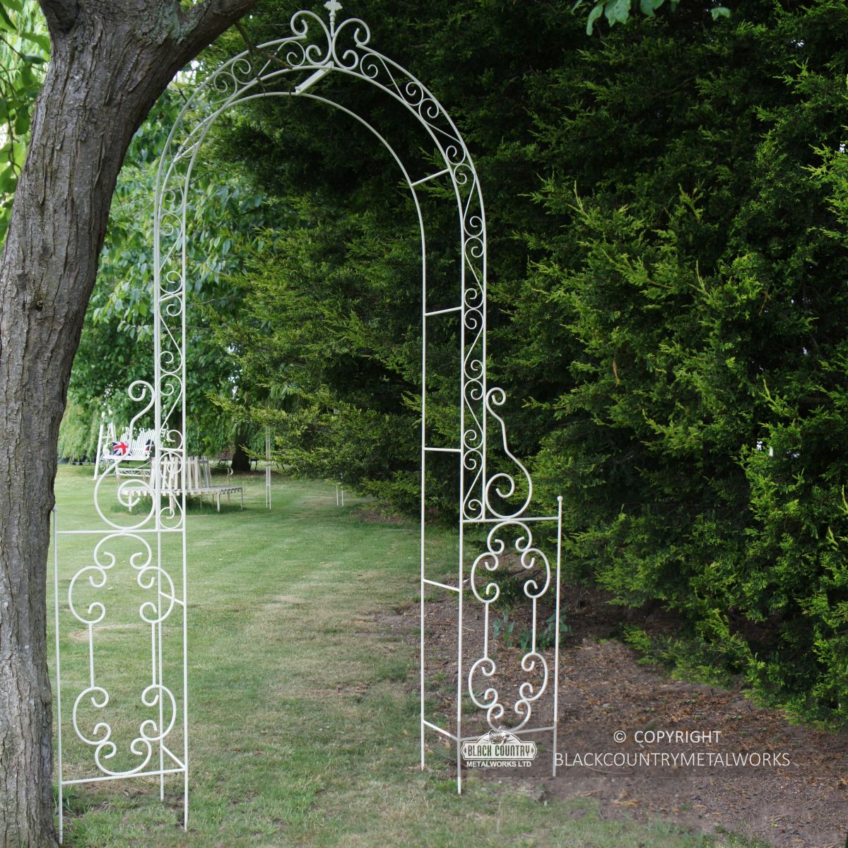 Cottage garden archway