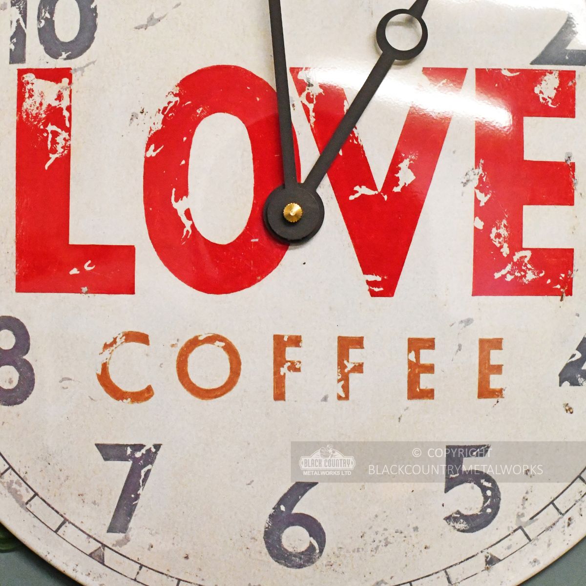 “Central Perk” Love Coffee Vintage Wall Clock