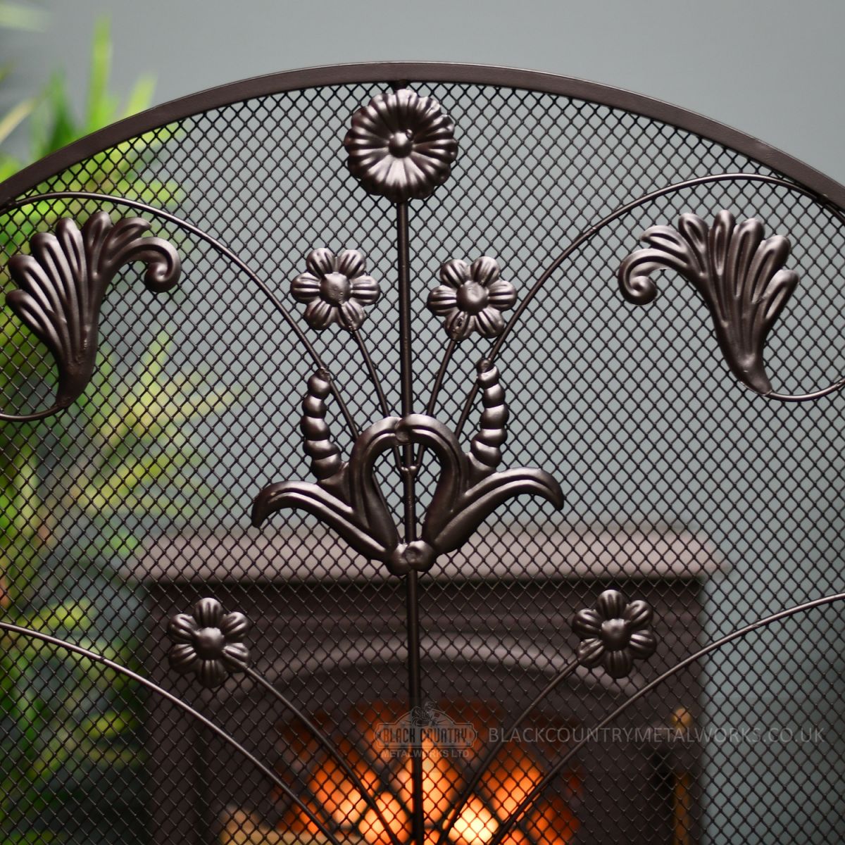 Detailed image of black mesh