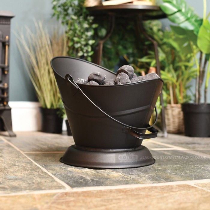 Traditional Coal Bucket Finished in Black