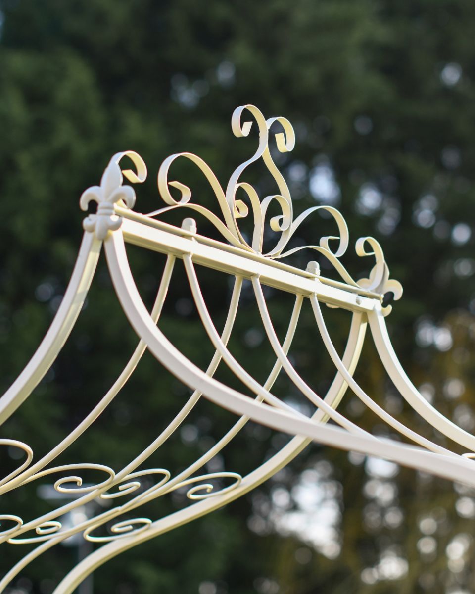 Stunning Design On The Christiana Cream Arbour Garden Bench 