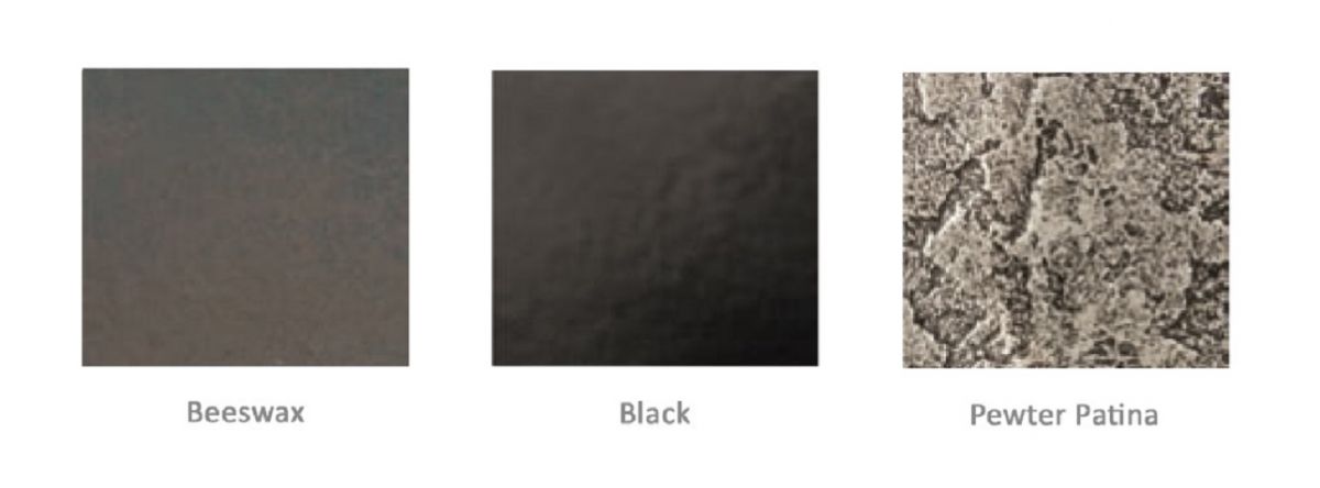 Black, Beeswax and Antique Pewter finishes - Privacy latch set 