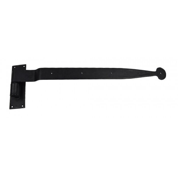 "Titonius" 20" Gate Tee Hinge in a Black Finish