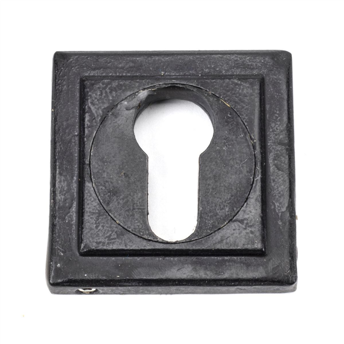 Beeswax Simple Square Euro Escutcheon