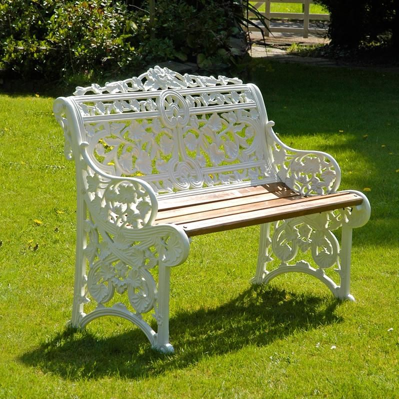 Iron Two Seater "Belgravia" Bench In Situ