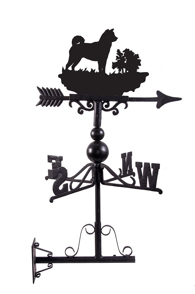Akita Weathervane in Full 