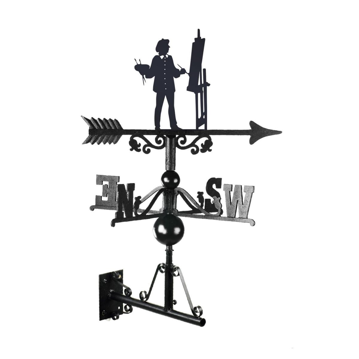 Artist Weathervane Mounted