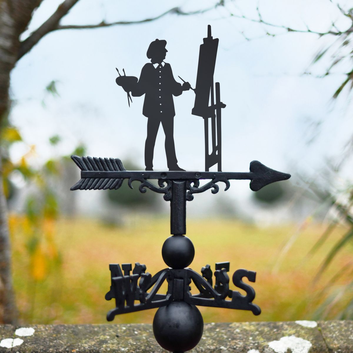 Artist & Easel Weathervane
