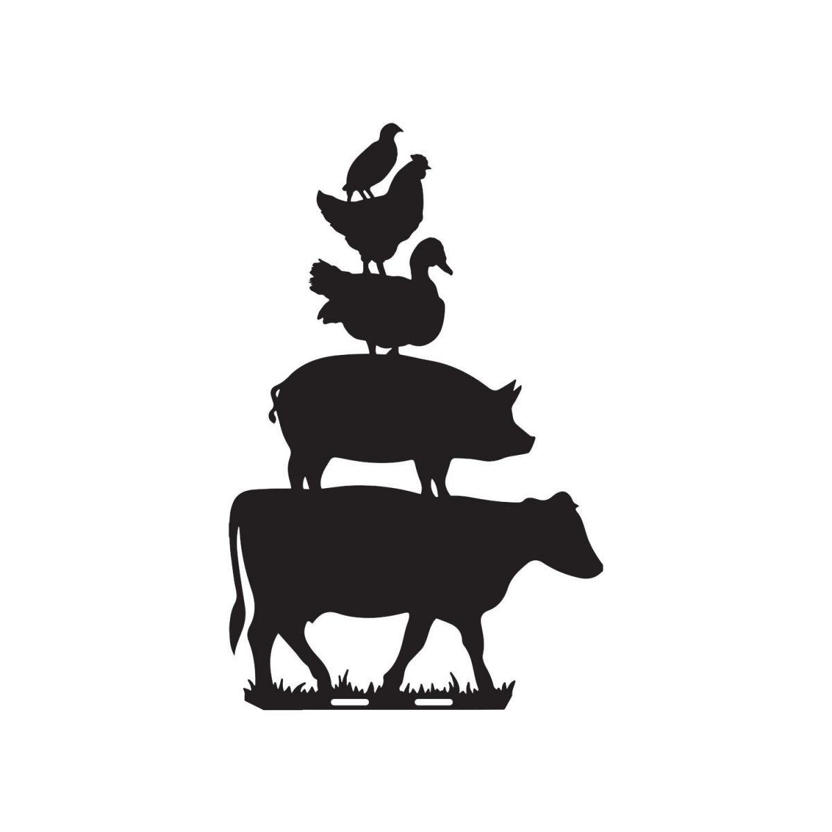 Close-Up of Farm Animal Stack Topper