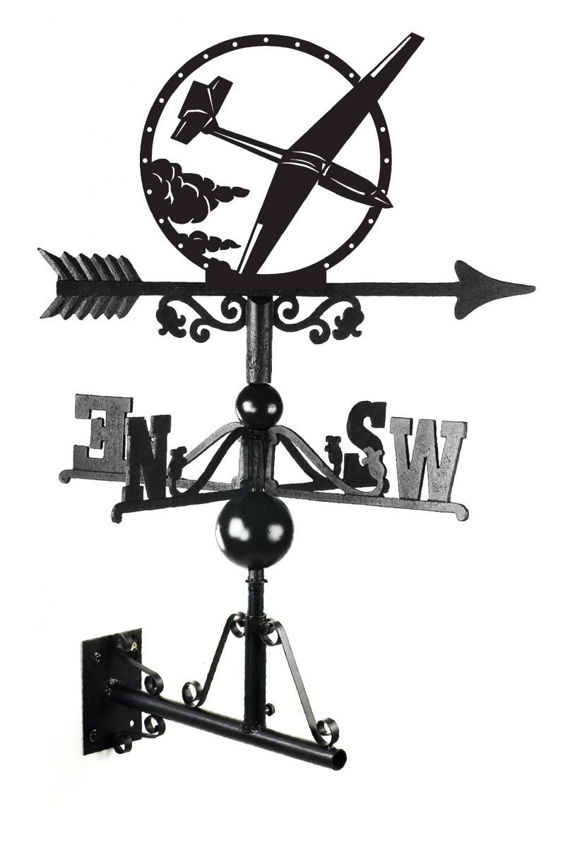 Glider Plane Weathervane 