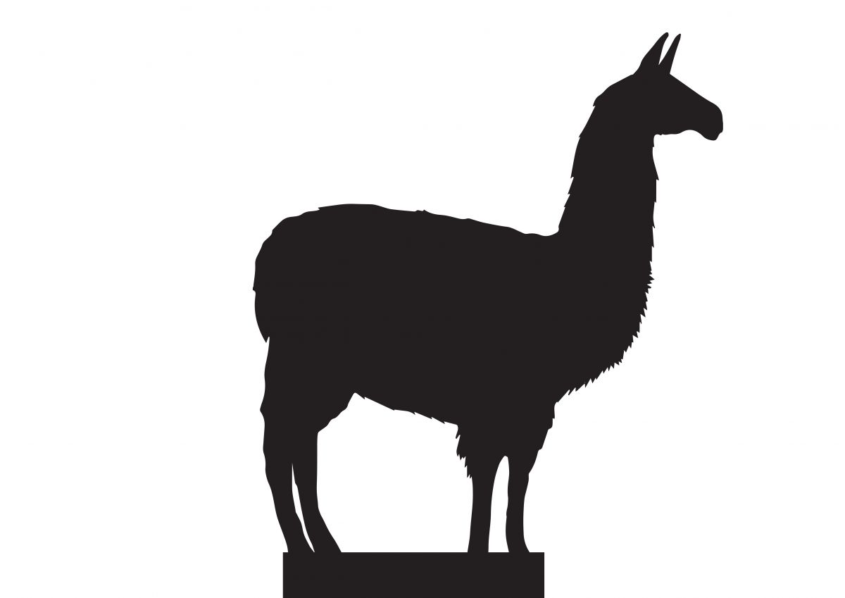 Lama Weathervane topper