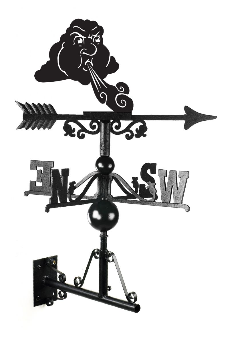 Old Man Winter Weathervane in Full 