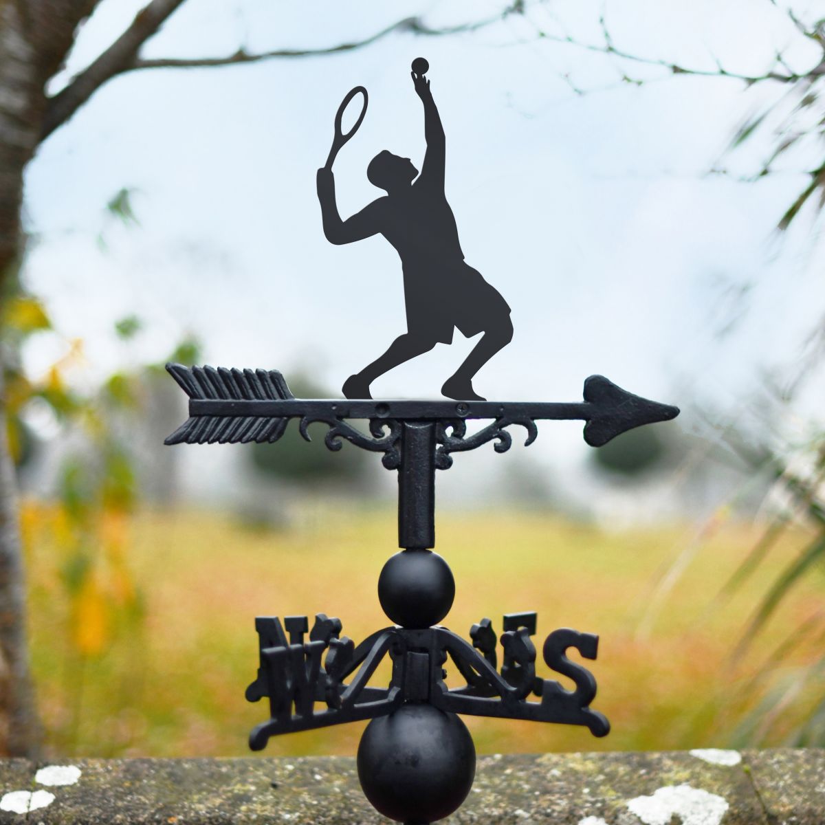 Tennis Player weathervane