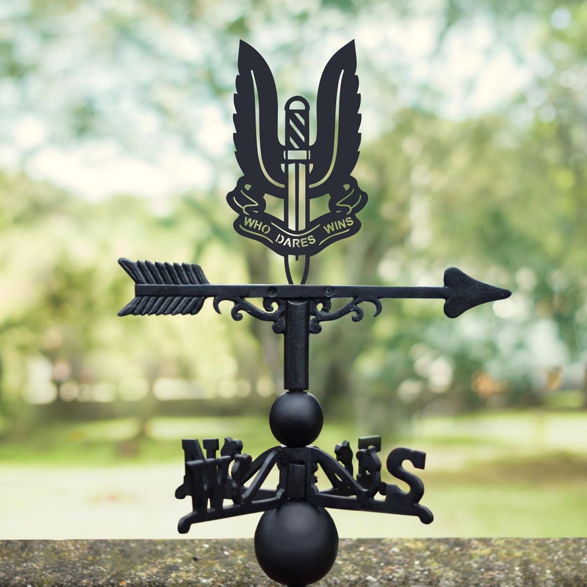 Special Air Service Regiment Weathervane Created From Cast Iron