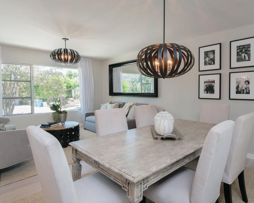 "Halmain House" Black Contemporary Chandelier 