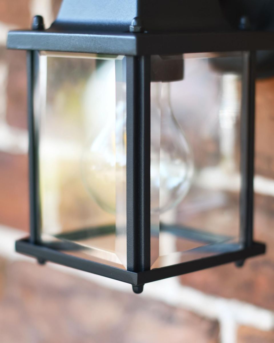 Close-Up of the Rectangular-Shaped Wall Light