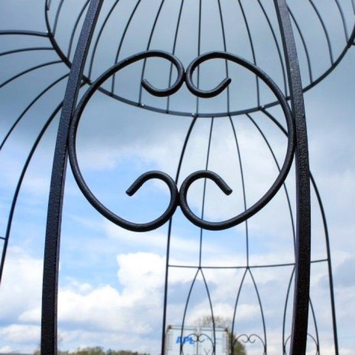 Close-up of the Ornate design on the Gazebo
