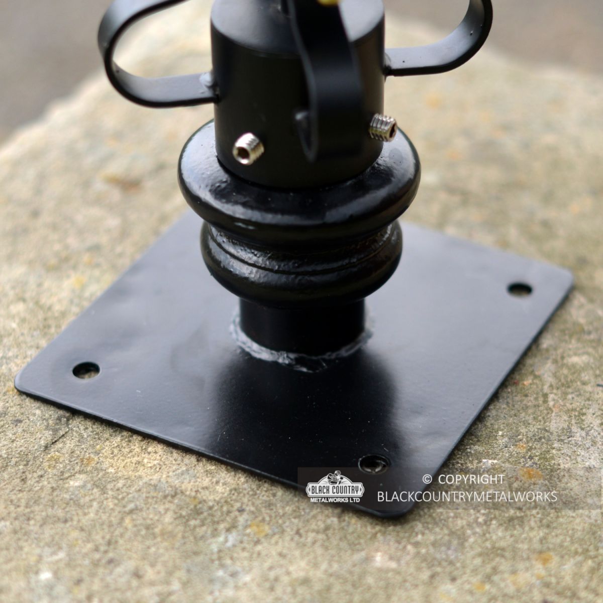 Close-up of the Pillar Base Plate
