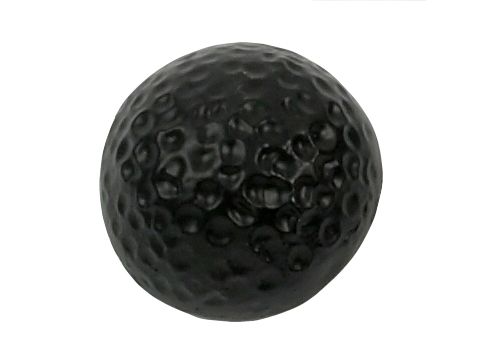 Black Iron Effect Golf Club Door Knocker