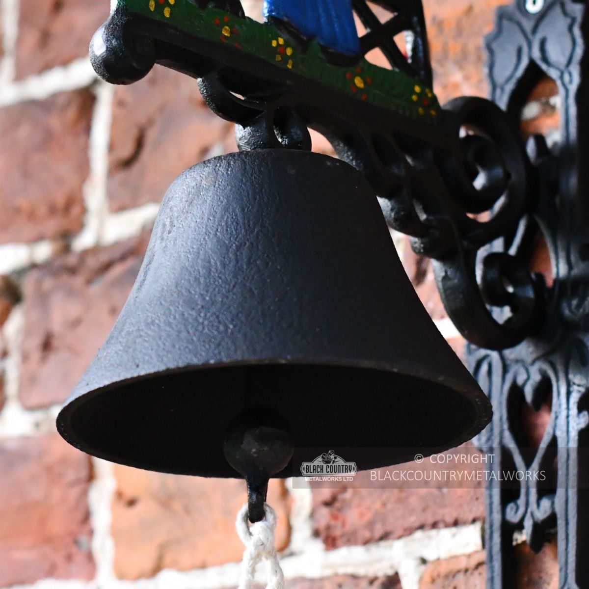 Black Iron Garden Bell