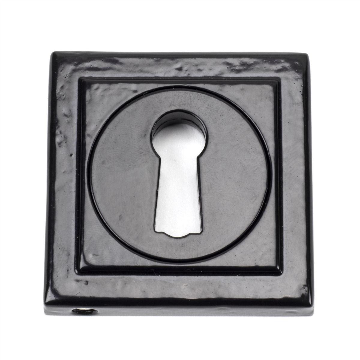 Black Iron Square Escutcheon