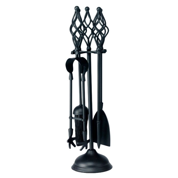 Traditional Companion Set Finished In Black