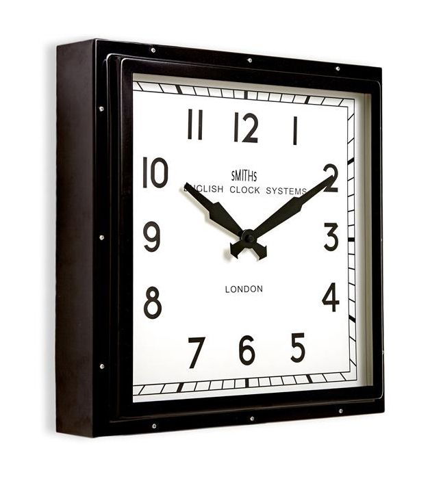 “Smith’s Court” Contemporary Wall Clock 