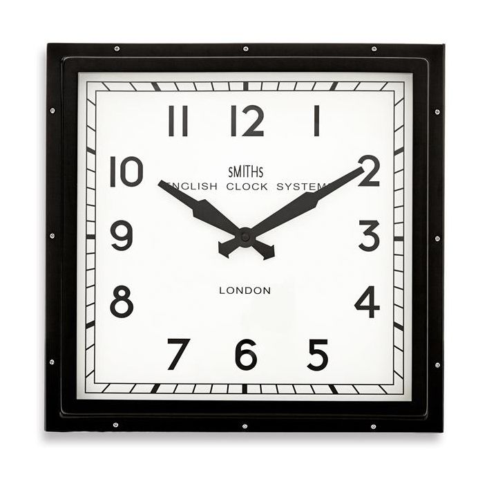 “Smith’s Court” Contemporary Wall Clock 