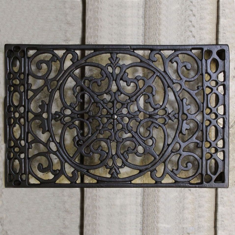 Large Cast Iron Ornate Air Brick