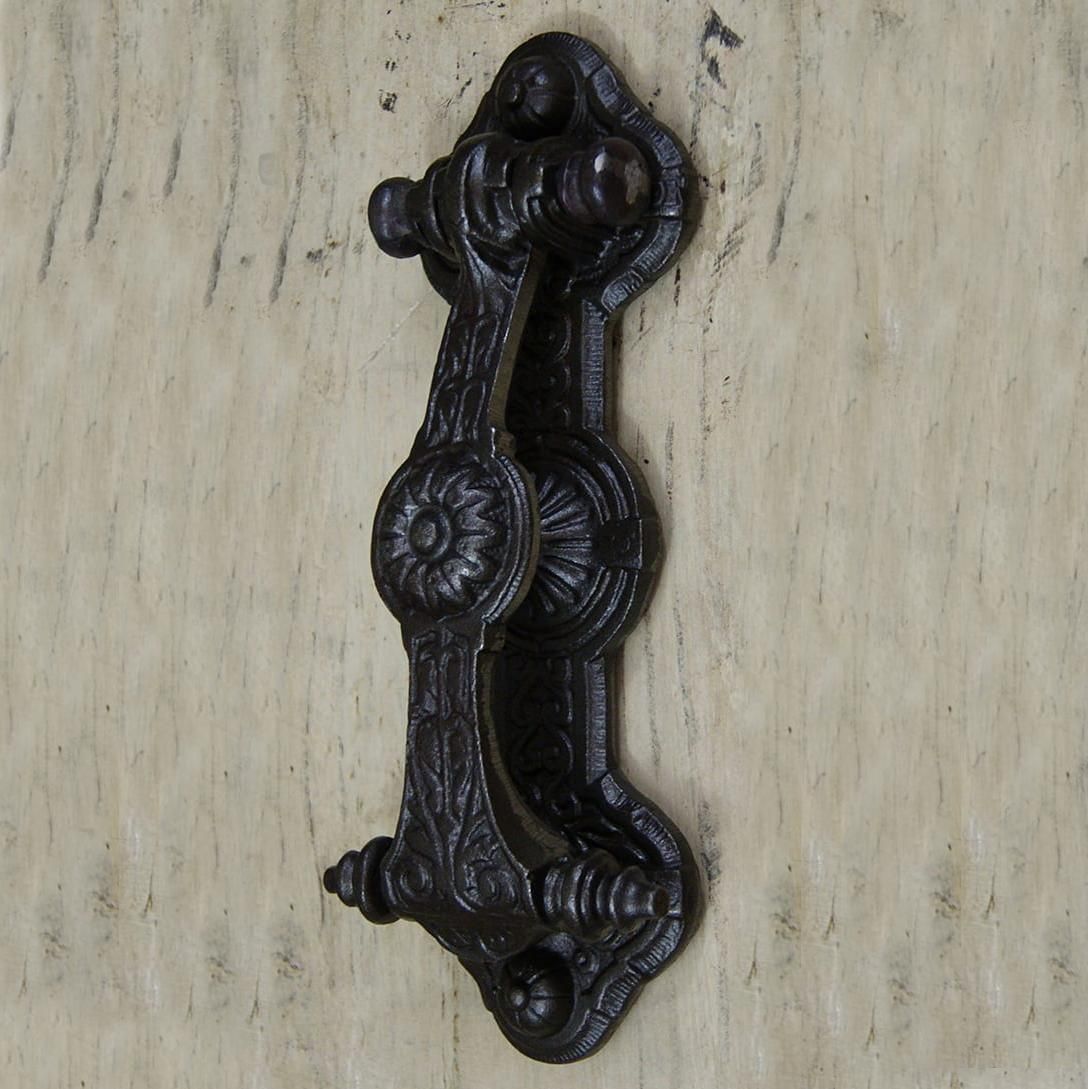 Ornate Regency Door Knocker in Black 