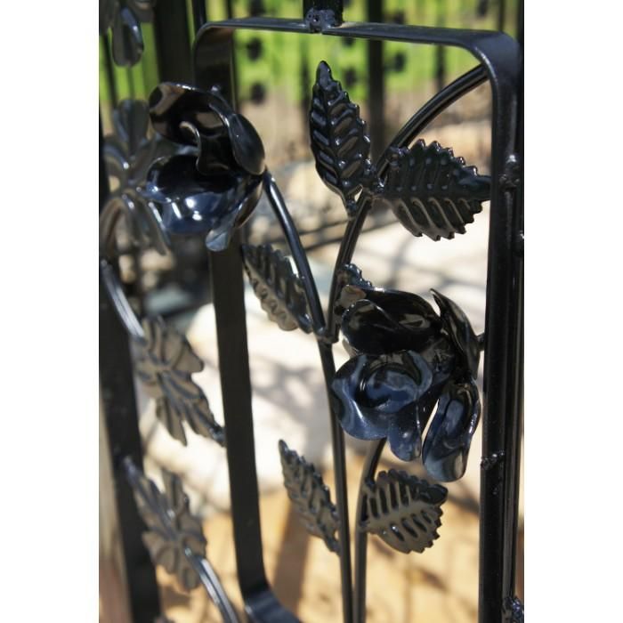 Flower Design on the "The Royal Alexandria" Wrought Iron Pavilion
