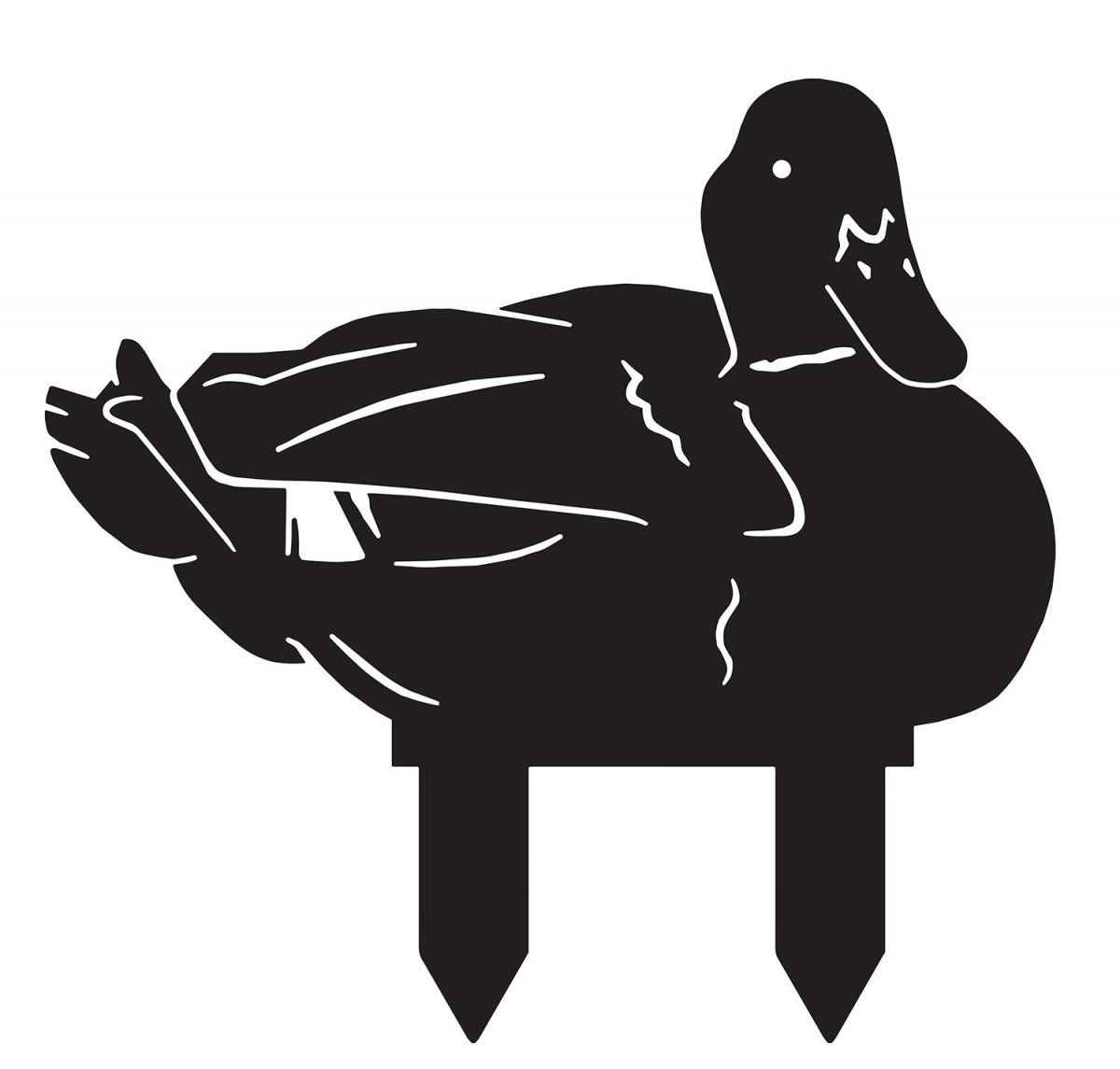 Sitting Duck Silhouette in a Black Finish