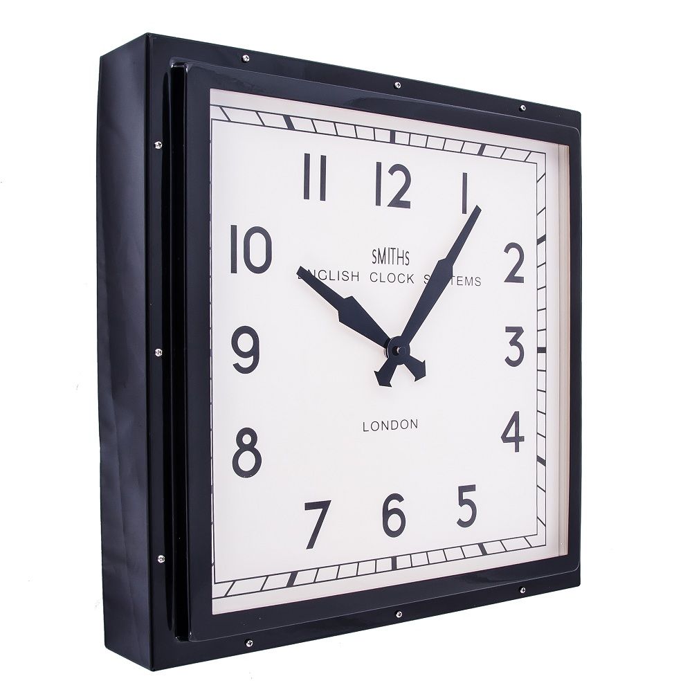 “Smith’s Court” Contemporary Wall Clock 