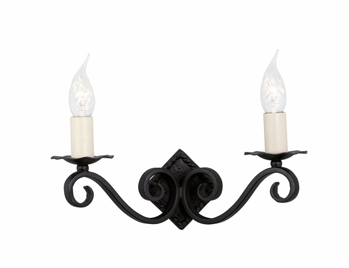 "Thatchdale Estate" Blacksmith Ornate Candle Wall Light