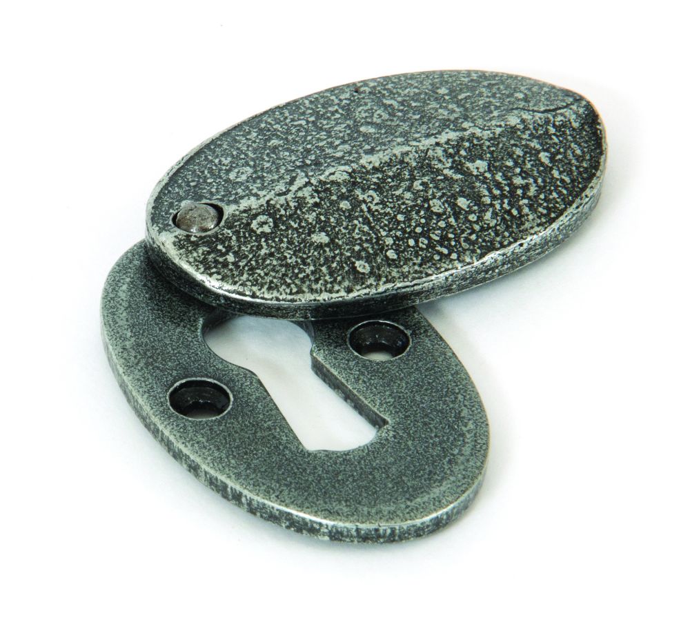 Blacksmith Pewter Escutcheon With Cover