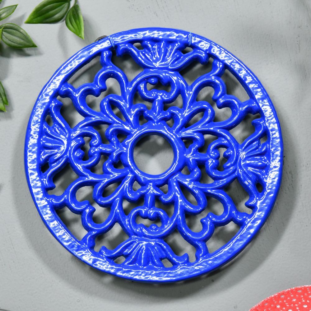 Trivet - Heavy Duty V5 Round - Blue