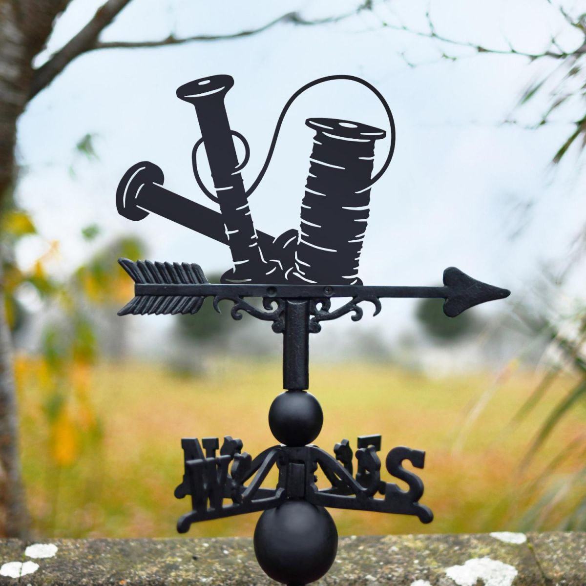 Weathervane with Bobbin & Thread Topper