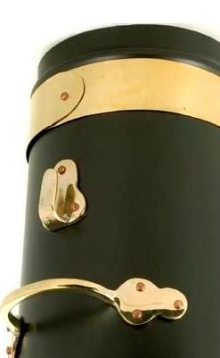 Brass and Black Coated Chimneys