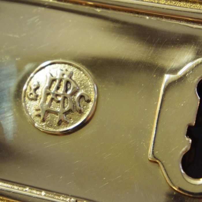 Close-Up Of The Polished Brass Finish