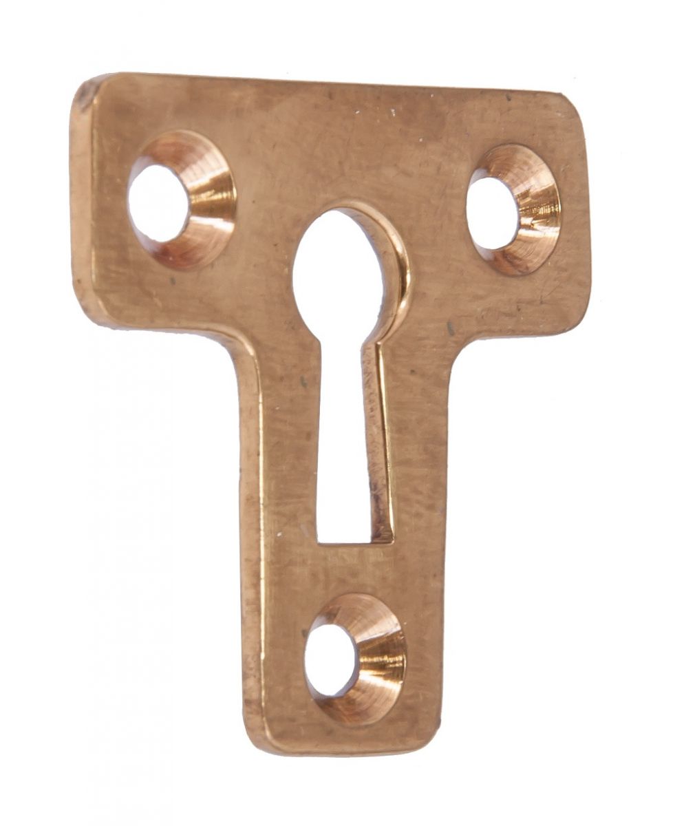 Brass Tee Escutcheon Uncovered