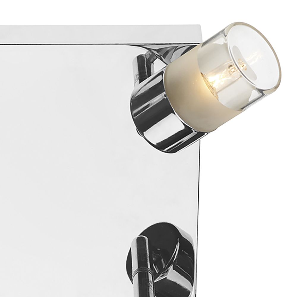 Bright Chrome Adjustable Bathroom Spot Lights