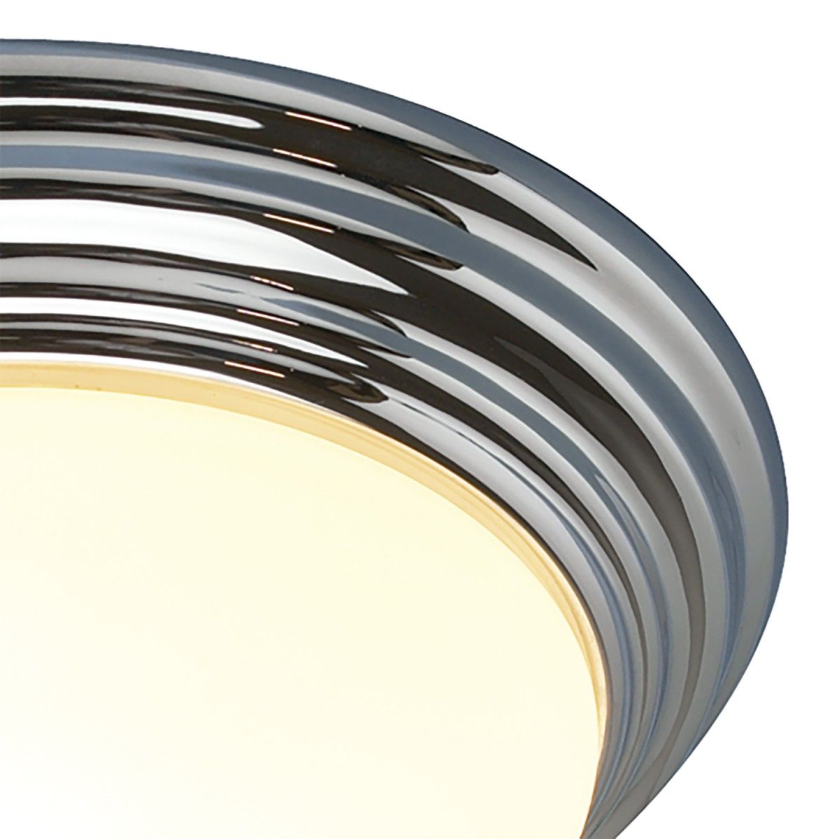 Bright Chrome Domed Bathroom Light