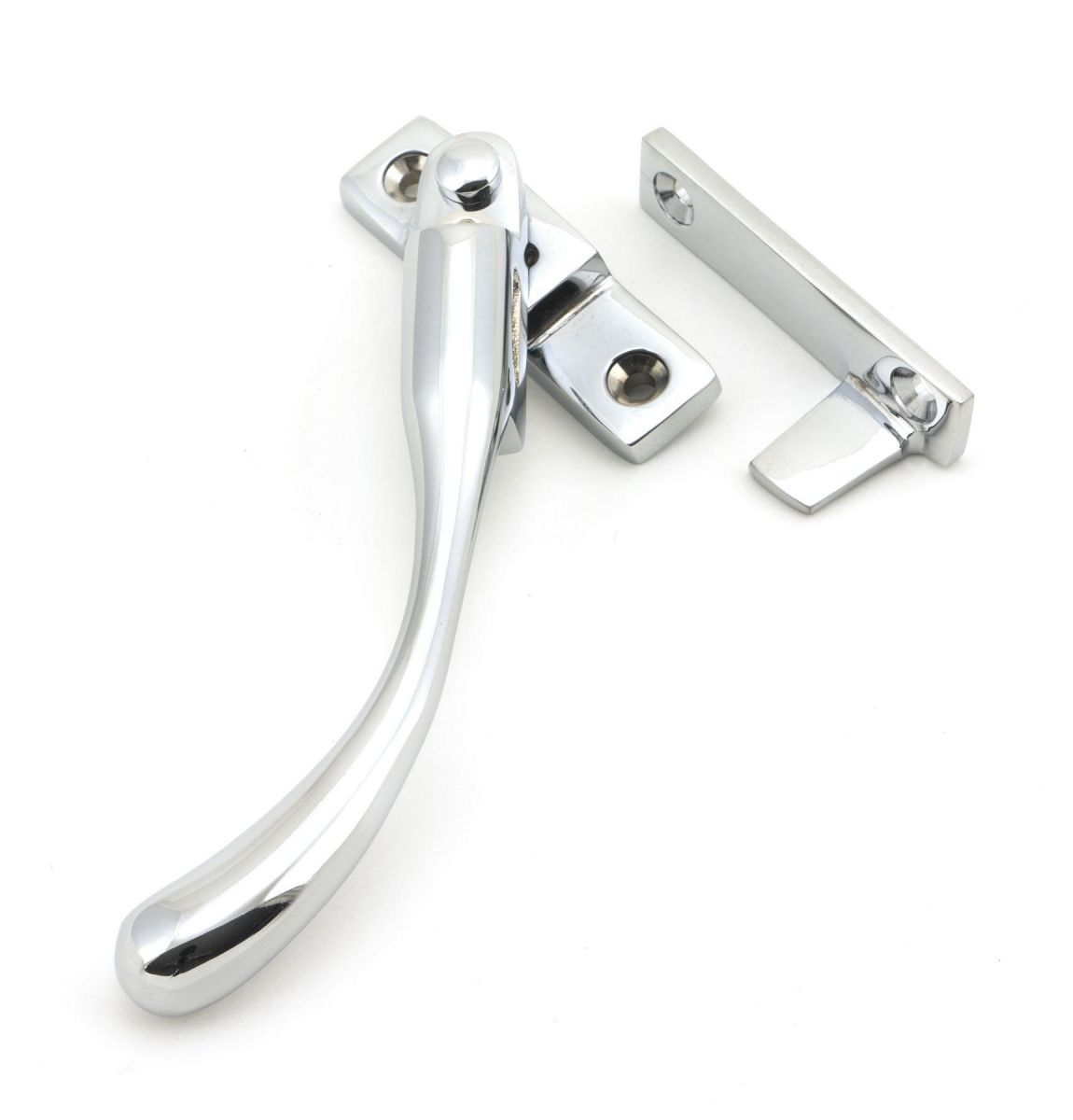 Bright Chrome Peardrop Locking Window Fastener