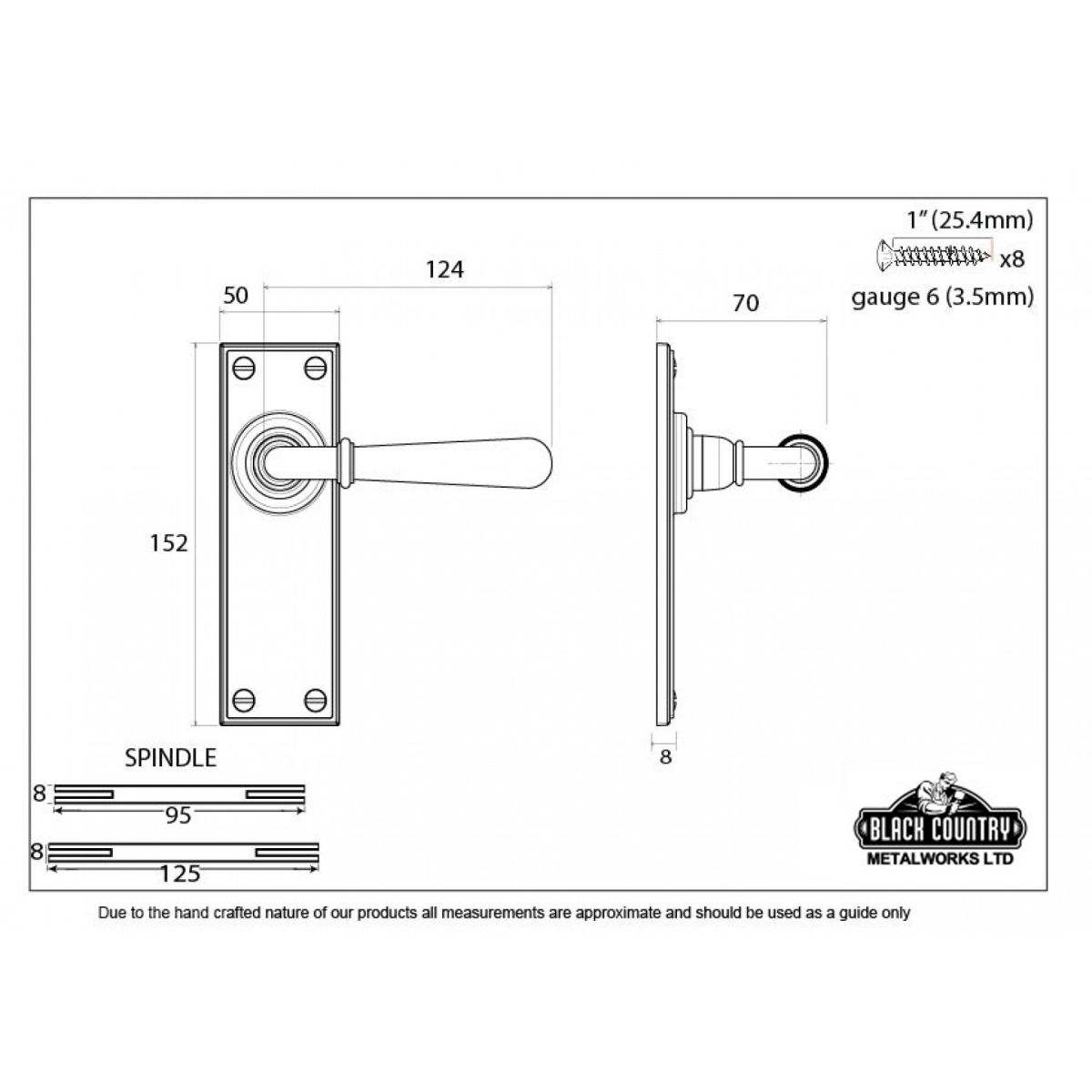 "Emerson" Bright Chrome Traditional Lever Door Handles