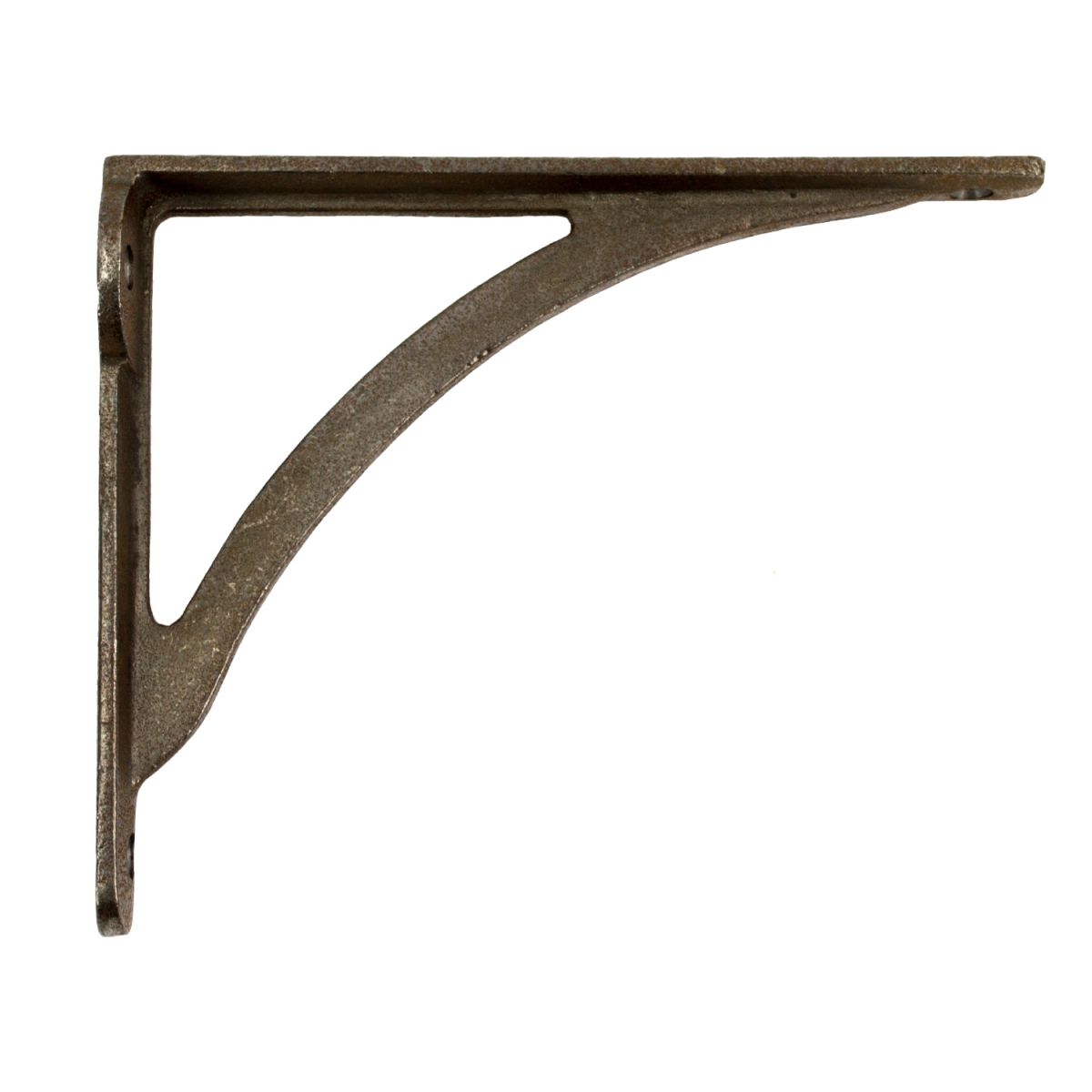 Natural Iron Curved Shelf Bracket 14 x 18cm